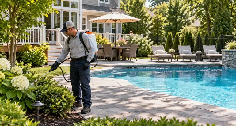 Mosquito Control Around Pools and Patios in Connecticut: A Homeowner’s Guide to High-Use Outdoor Spaces